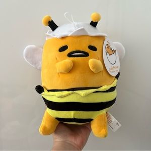 NWT Sanrio Gudetama Bee Plushie 9in